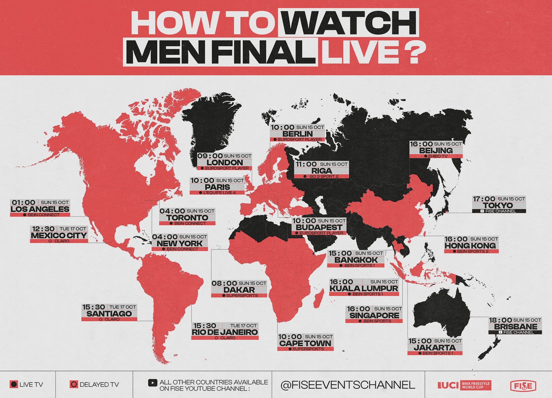 live info Bazhong final UCI BMX Freestyle Park World Cup men