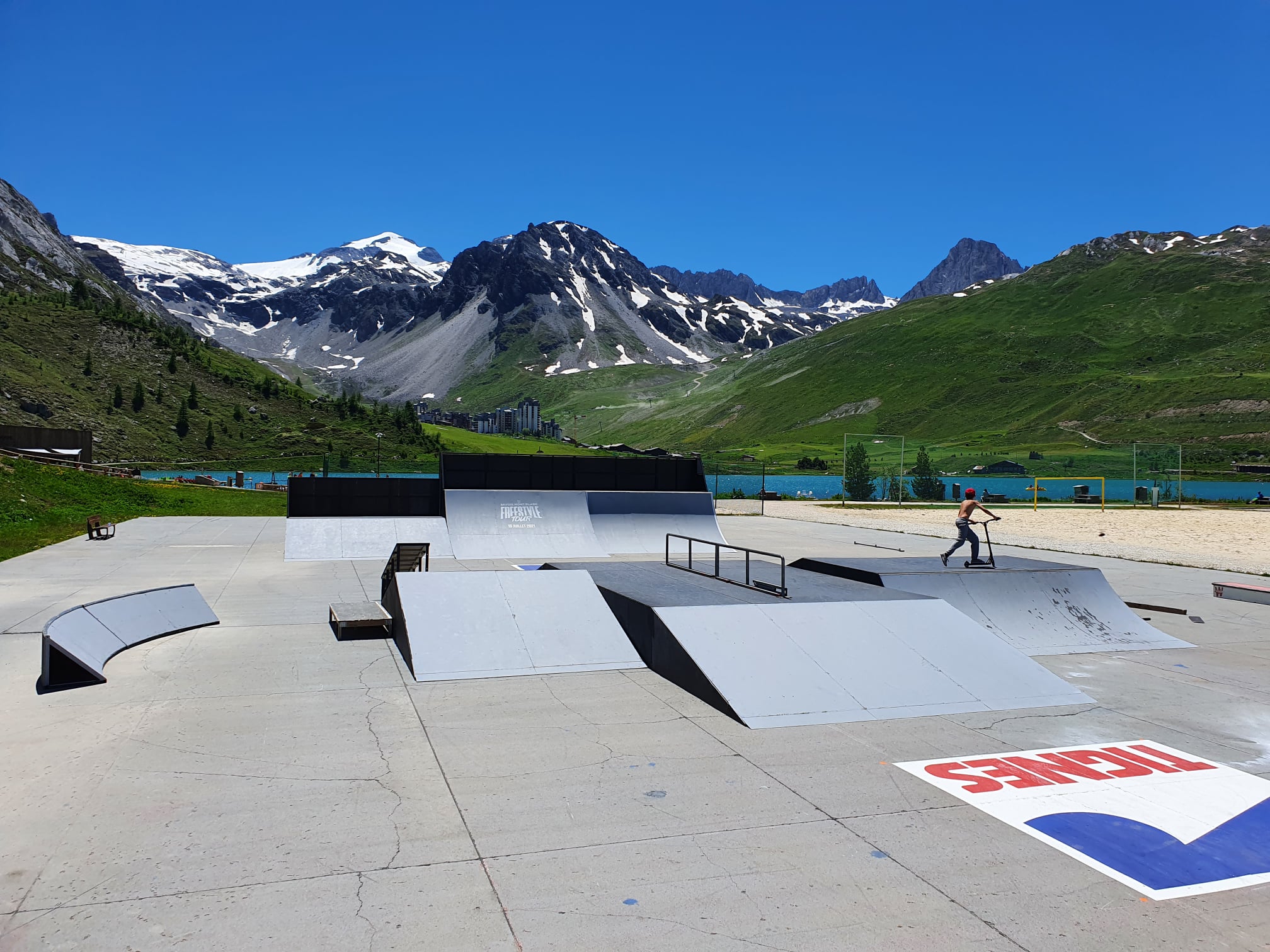 park tignes lac savoie mont blanc freestyle tour 