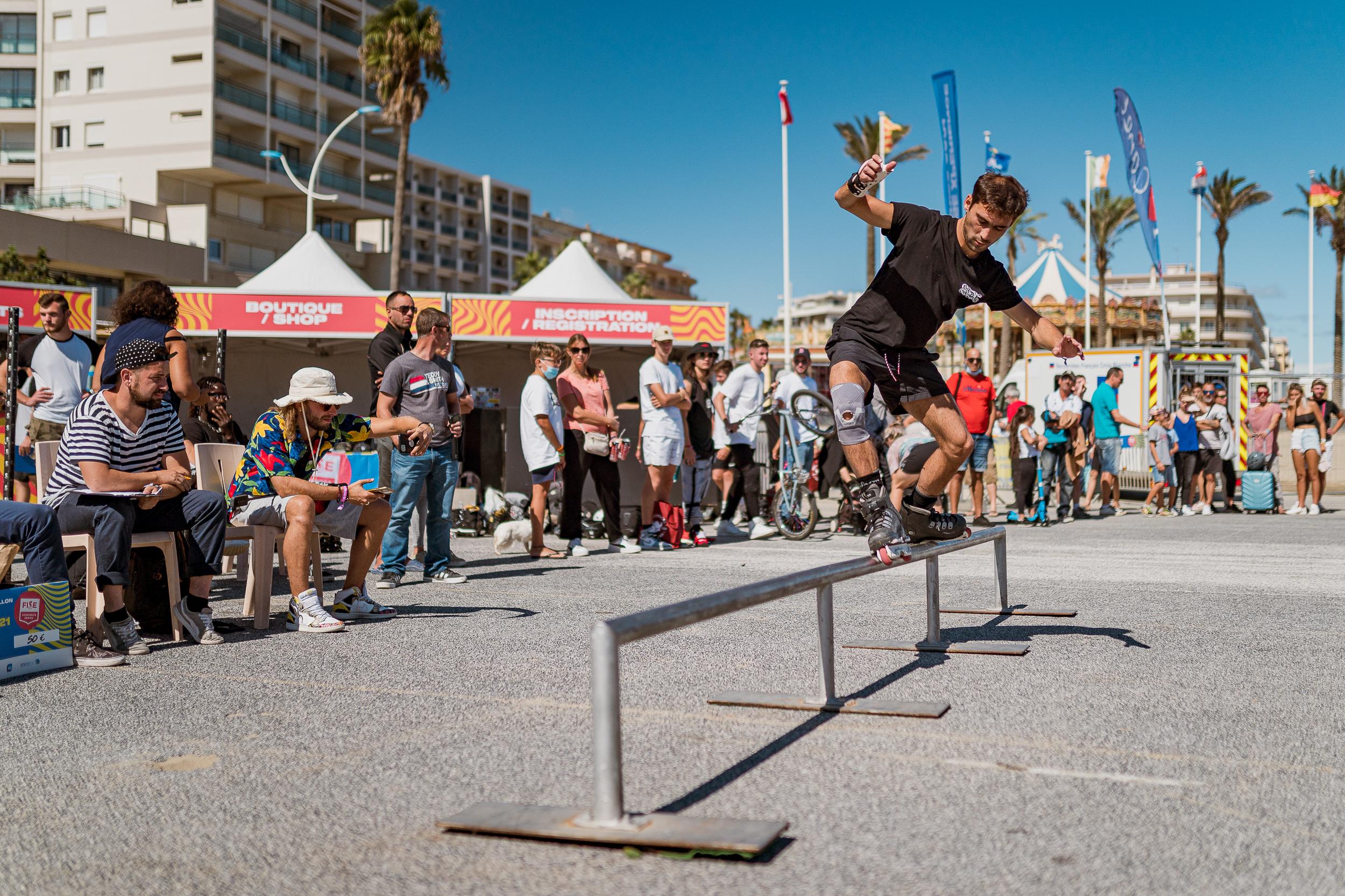 roller grind canet en Roussillon fise xperience