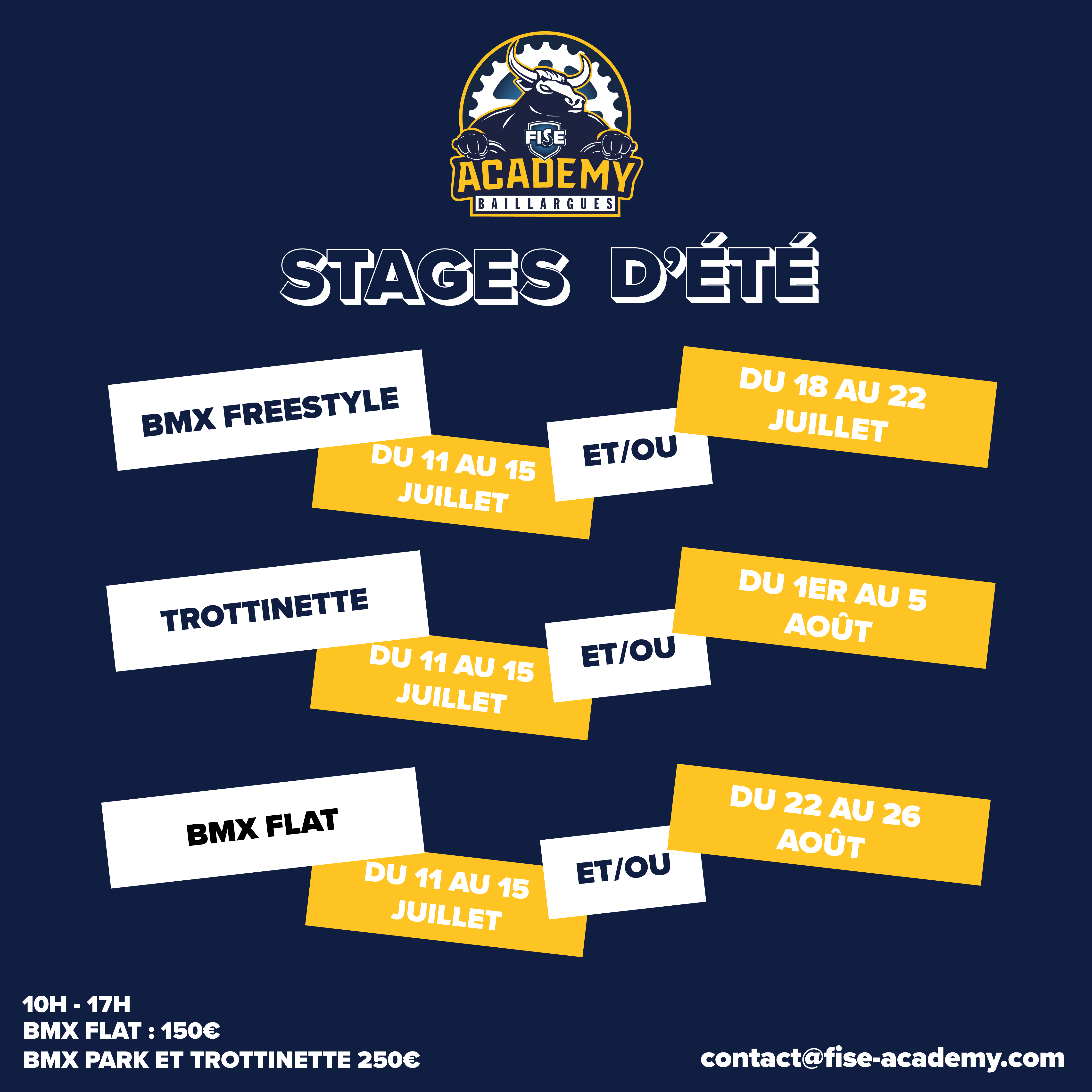 stage été 