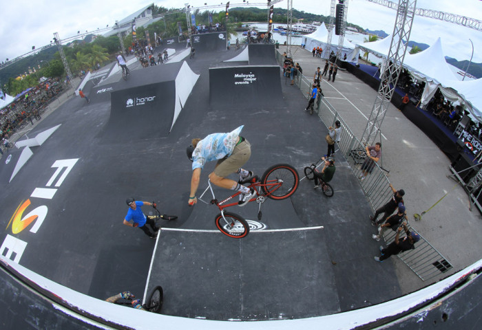 Visuel des résultats des qualifications BMX pro - Fise World Malaysia