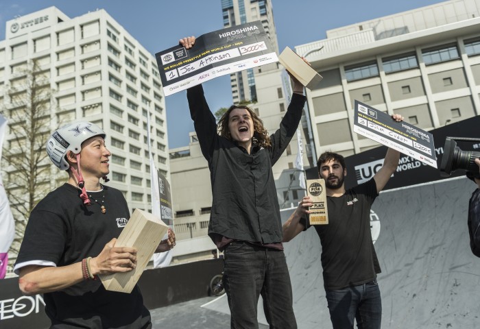 JOE ATKINSON EN PREMIÈRE PLACE FISE HIROSHIMA 2018