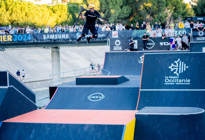  demi-finales de Scooter Park Men - World Skate - FISE MONTPELLIER 2024