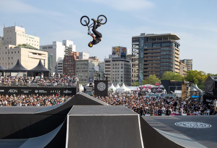Enoshima japon powered by FISE UCI BMX Freestyle World Cup
