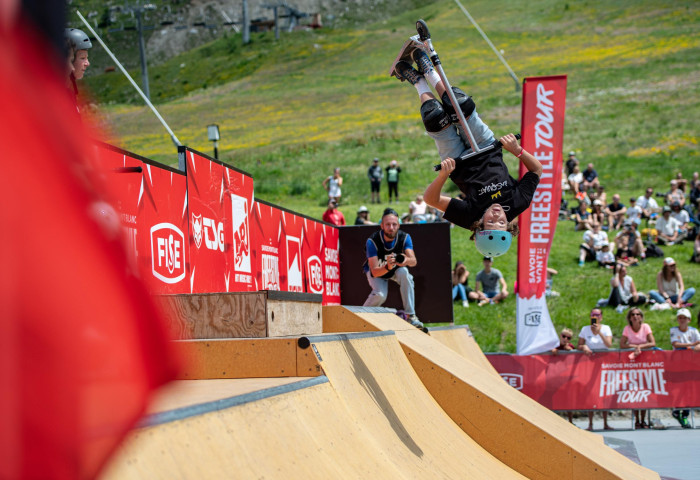 Tignes freestyle tour trottinette contest